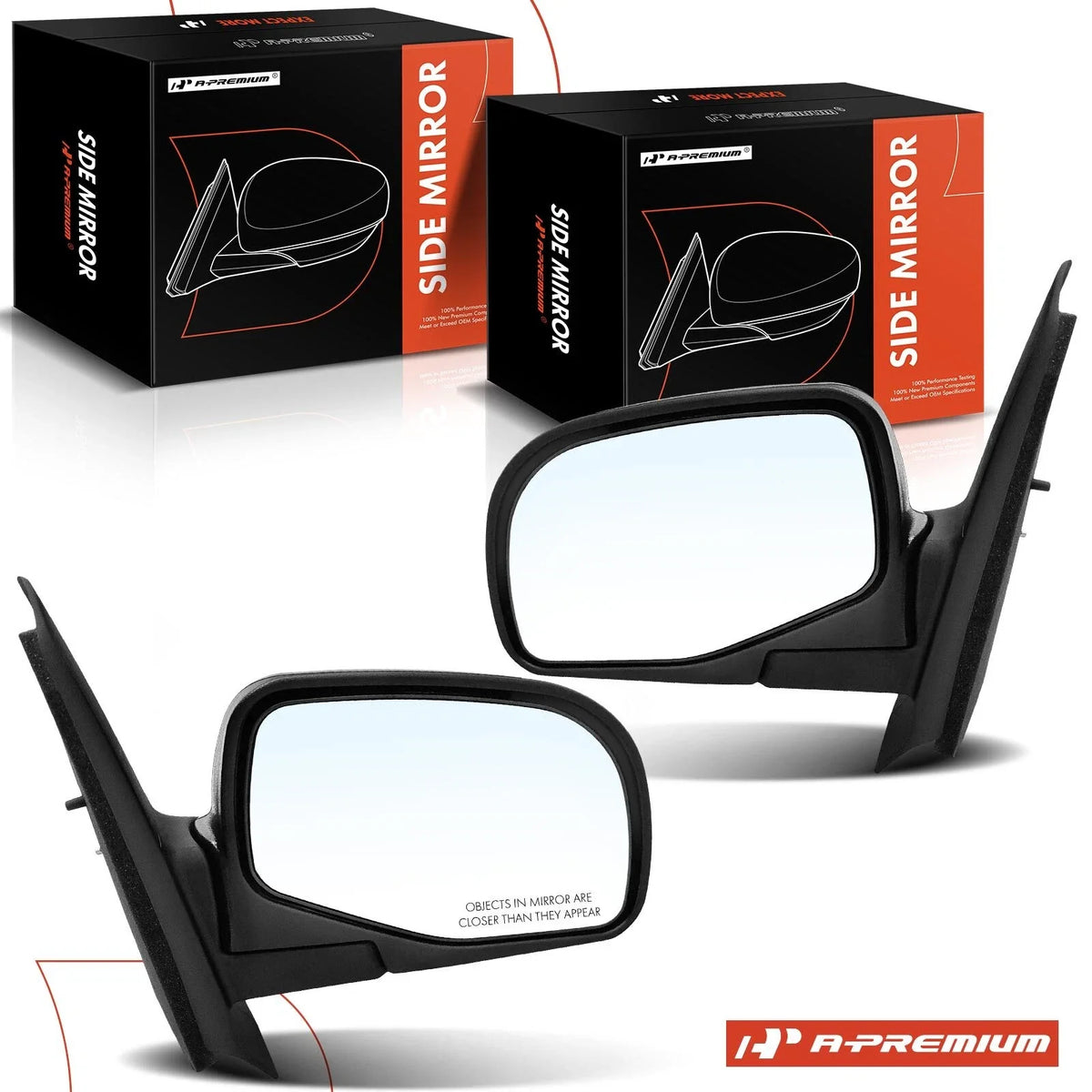 Pair Manual Mirrors for Ford Explorer Sport Trac (2001–2005)