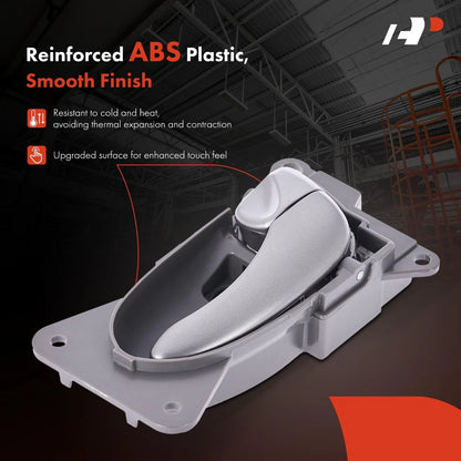 Right Interior Door Handle - Silver Gray for Nissan Altima 2002-2005