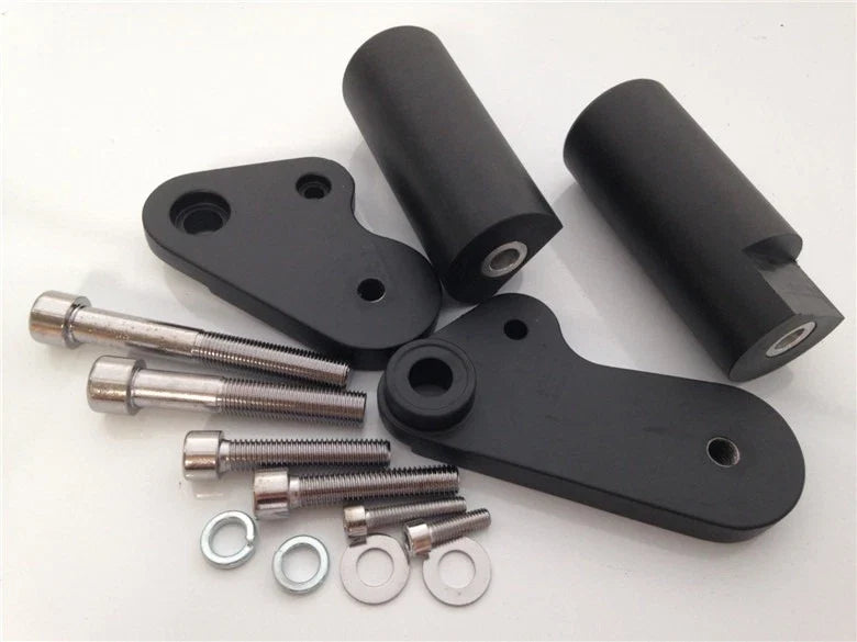 No Cut Black Frame Slider Protector for Yamaha YZF R1 2009-2012