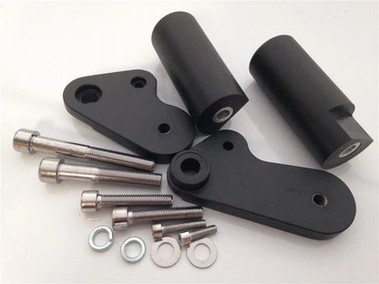 No Cut Black Frame Slider Protector for Yamaha YZF R1 2009-2012