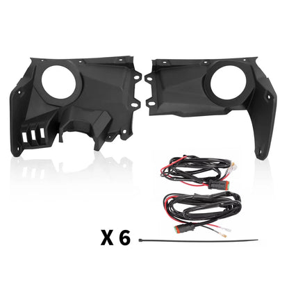 Front Speaker Pods Stereo Kit for Can-Am Maverick X3 (2017-2024)