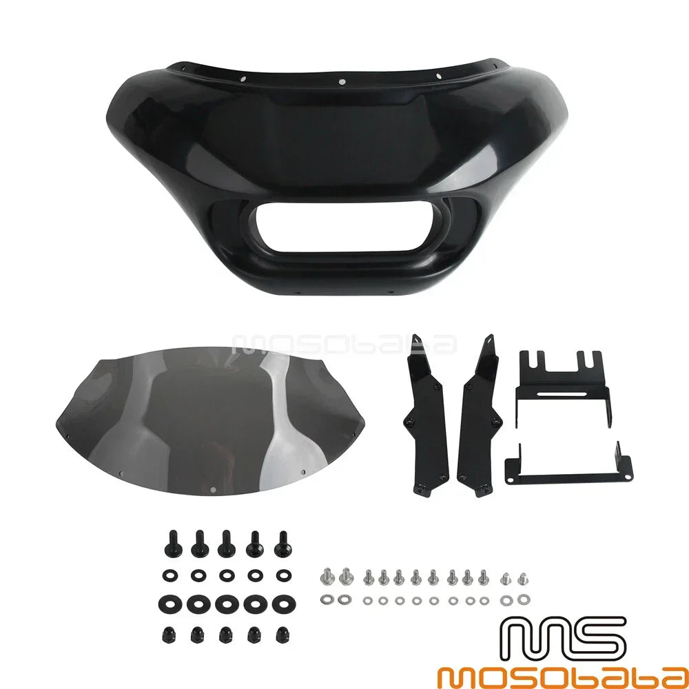 9" Fairing Windshield for Harley Softail Fat Bob FXFB FXFBS 2018