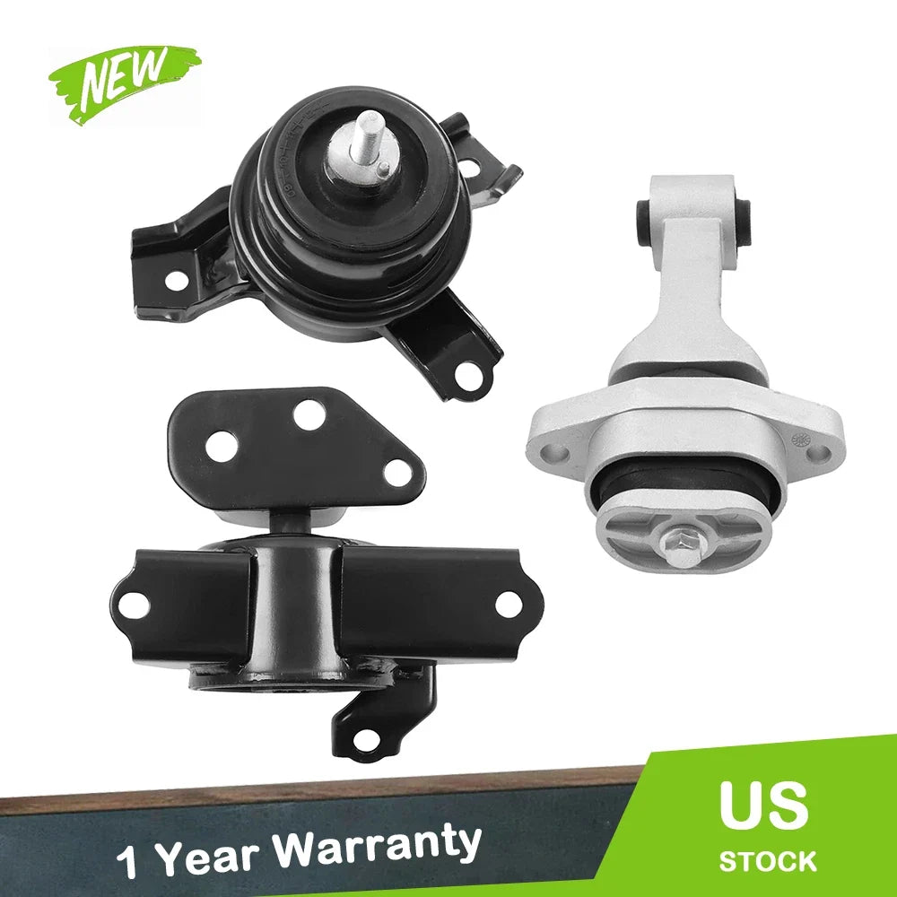 Engine Motor & Trans Mount Set 3PCS for Kia Soul 1.6L 2.0L (2010–2013)