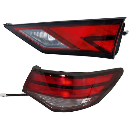 Set of 2 Tail Lights for Nissan Sentra