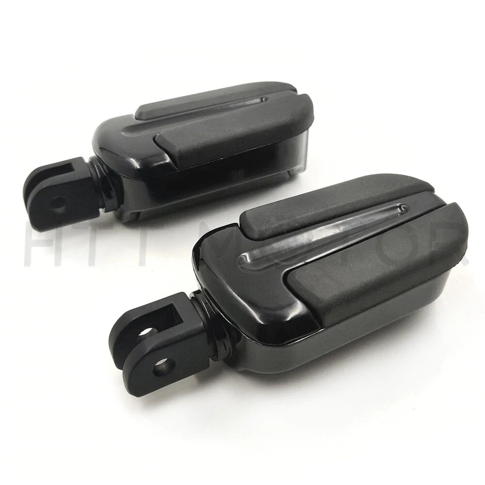 Footpegs Black Slipstream for Harley FXBB FXBR FXBRS FXLR 2018-2023