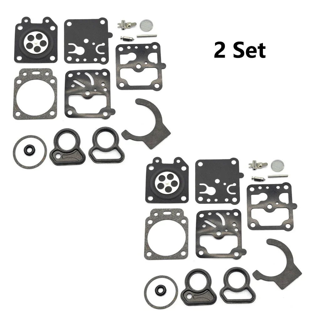 Set of 2 Carburetor Gasket Repair Kit for Walbro K10-WZ K1-WZ WZ Series