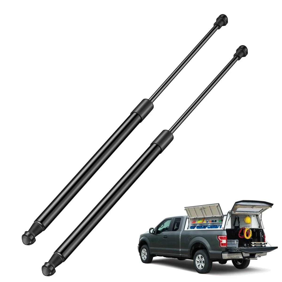 20 Inch Gas Struts for LEER Camper Shell Rear Topper Window (2017–2024)