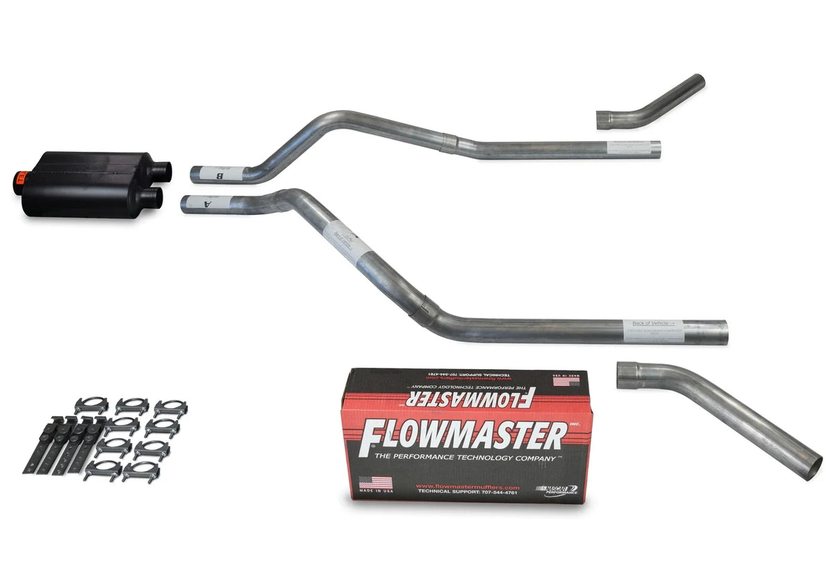2.5" Dual Exhaust Kit - Flowmaster Super 40 for 2000–2004 Chevy Blazer