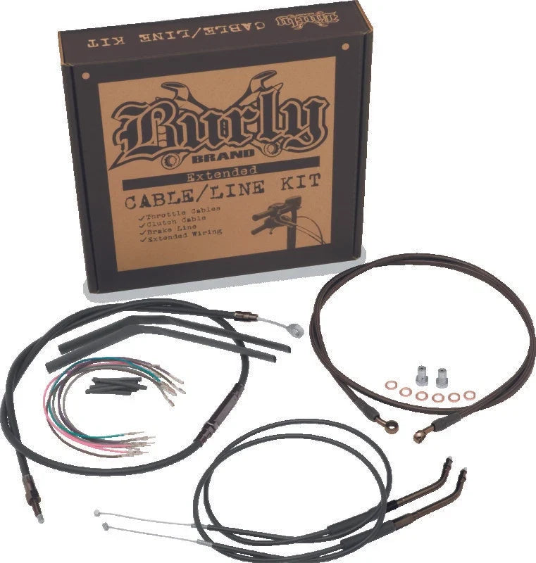 12in T-Bar Handlebar Control Kit for Harley Davidson