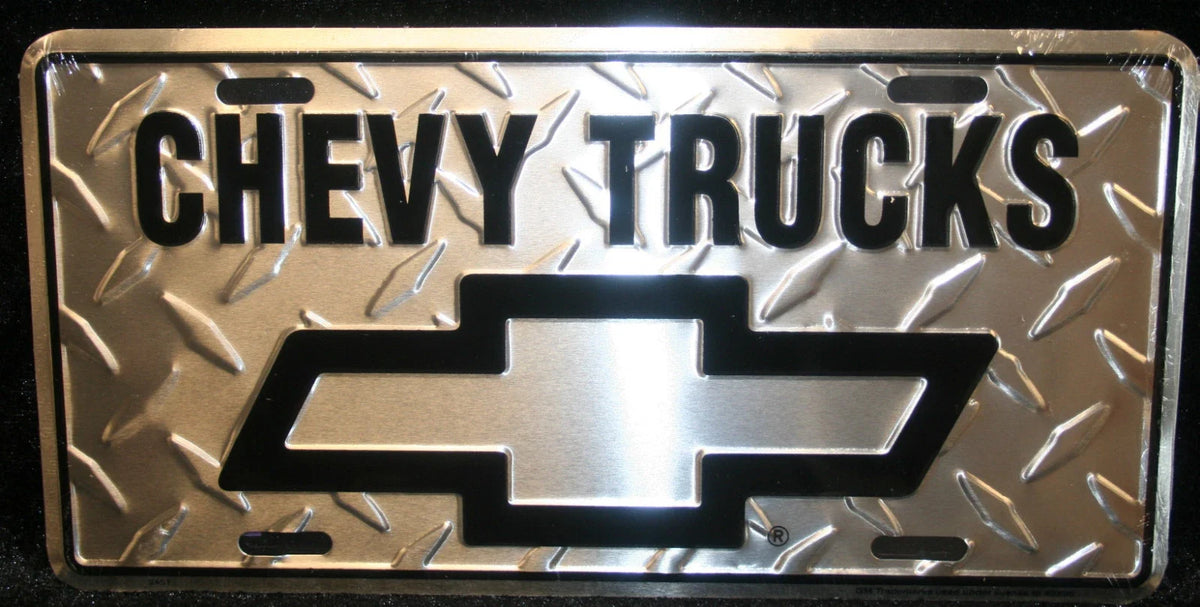 Chevy Truck License Plate Emblem for Chevrolet GMC (Duramax)