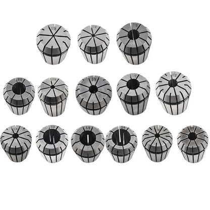 14Pcs ER32 Spring Collet Set for Precision CNC Milling Lathe