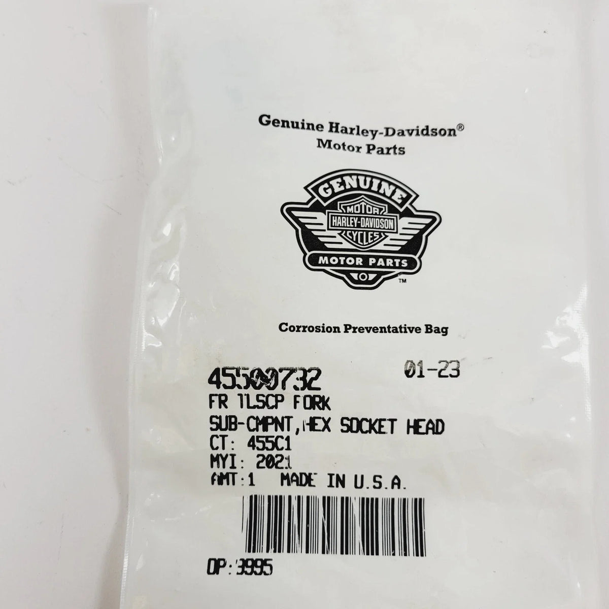 TLSCP Fork Sub-Component Front Right 45500732 for Harley-Davidson