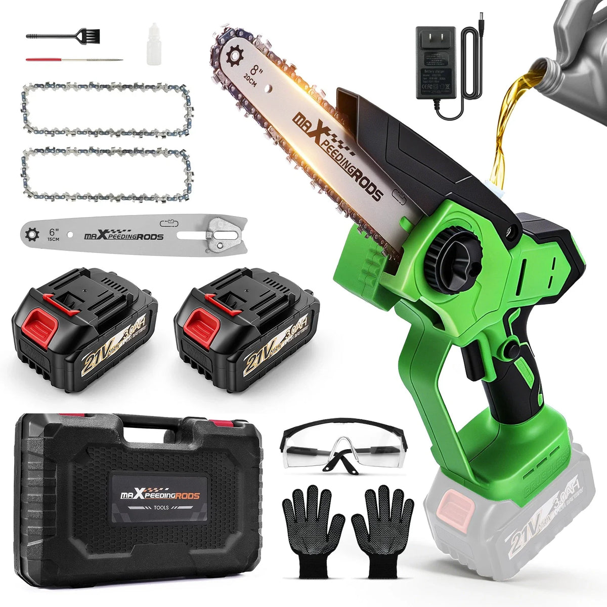 1200W Electric Chainsaw for Mini (Cordless 8" 6")
