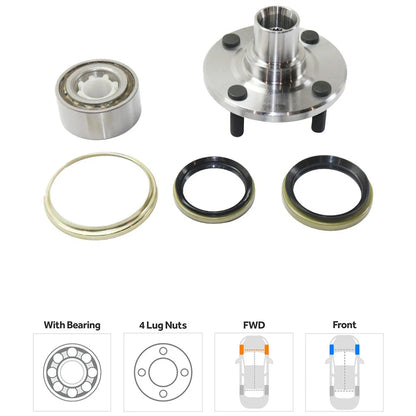 Front Wheel Hub with Bearing for Toyota Corolla 1988 to 2002 (Left/Right)