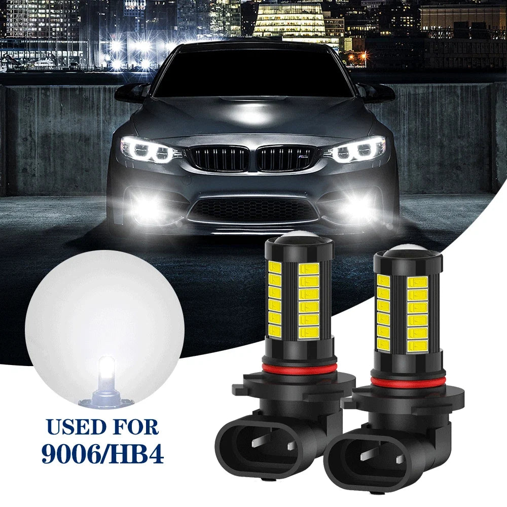 AUXITO 9006 LED Fog Light Bulbs for Driving Lamp (6000K White)