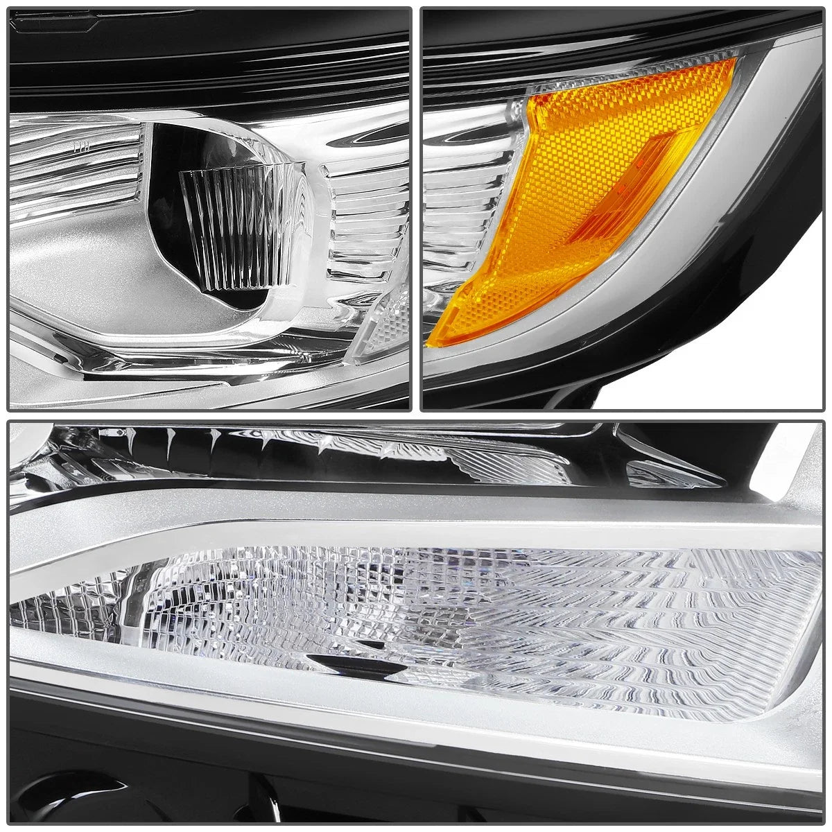 Projector Headlight for Ford Edge (2015–2018) FO2502341 LH Driver Side
