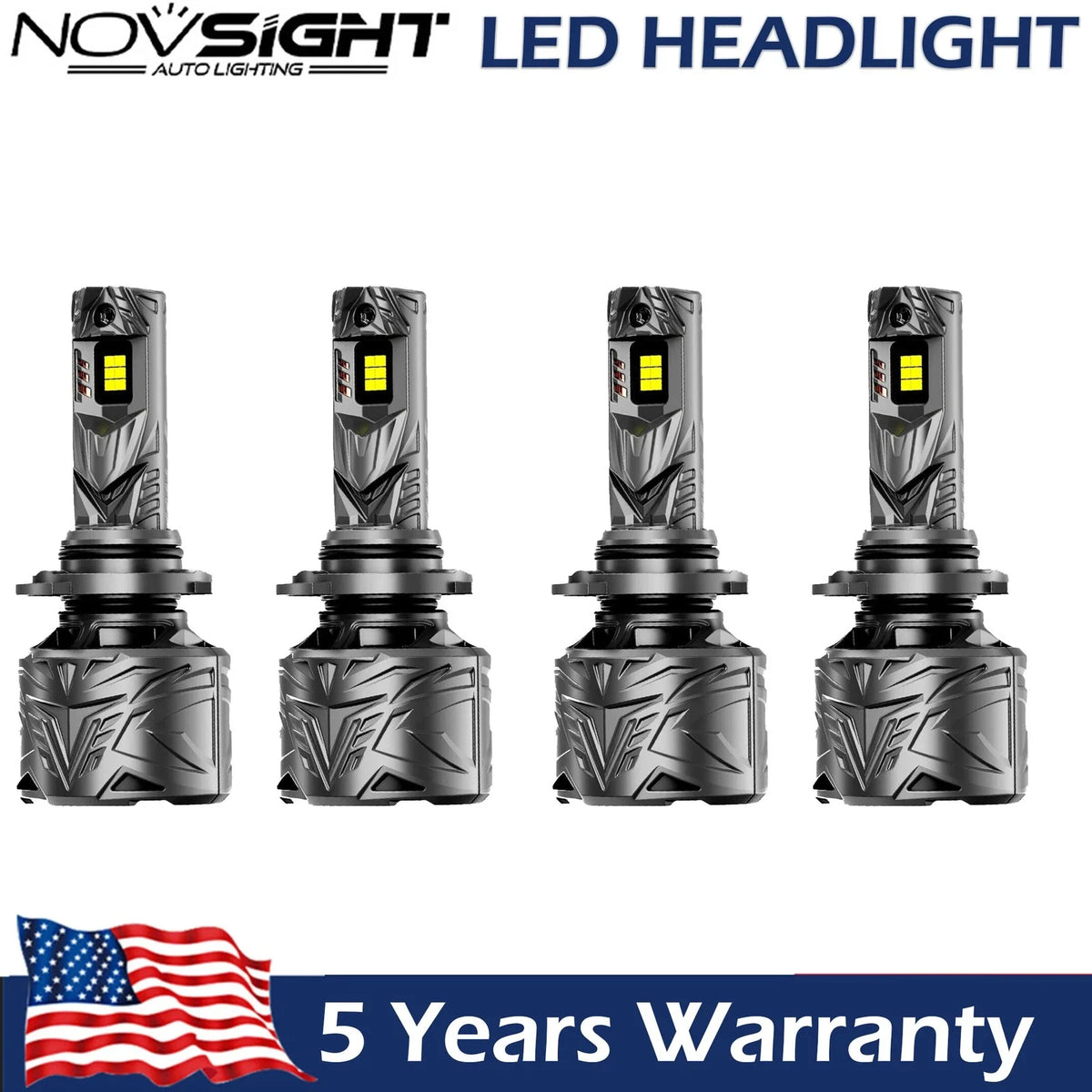 LED Headlight Kit 9006 + 9005 - 4X for N70 Toyota Hilux