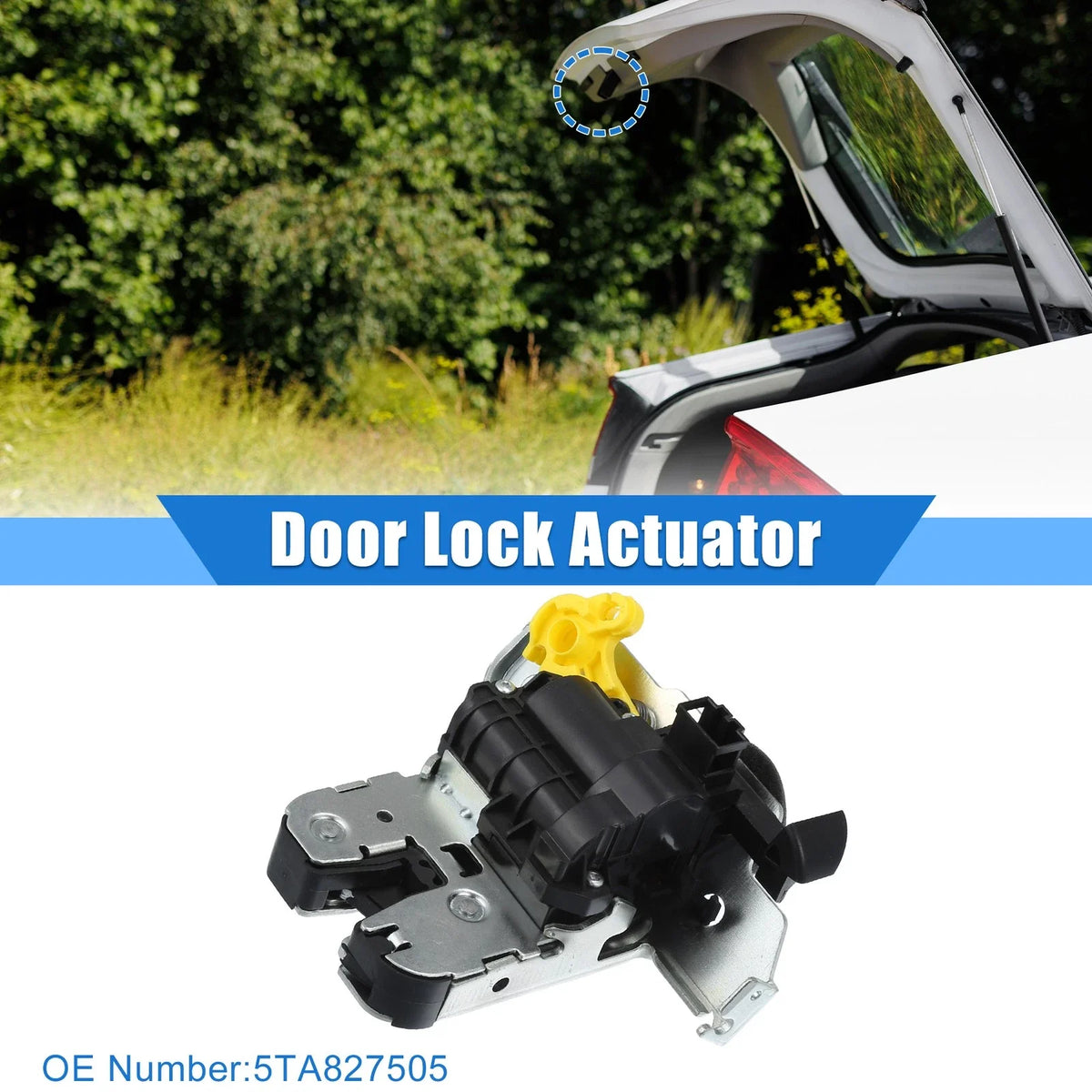 Rear Tailgate Trunk Lift Lock Latch Actuator for Volkswagen Golf (2020–2021)