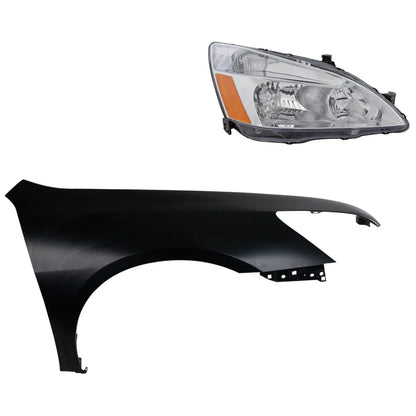 Headlight Passenger Right Side for Honda Accord (2003–2007)