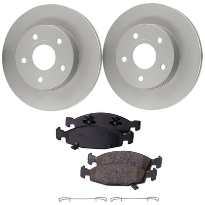 Front Brake Disc Rotors and Pads Kit for Jeep Grand Cherokee (1999–2002)