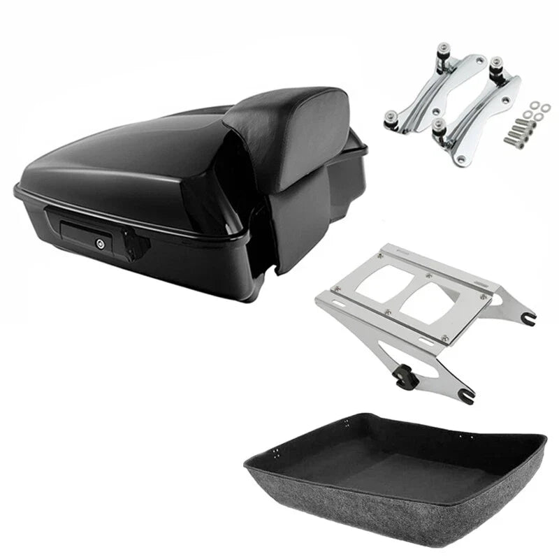 Chopped Trunk Pad Mount Rack Docking Kit for Touring Harley 2014-2026