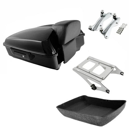 Chopped Trunk Pad Mount Rack Docking Kit for Touring Harley 2014-2026