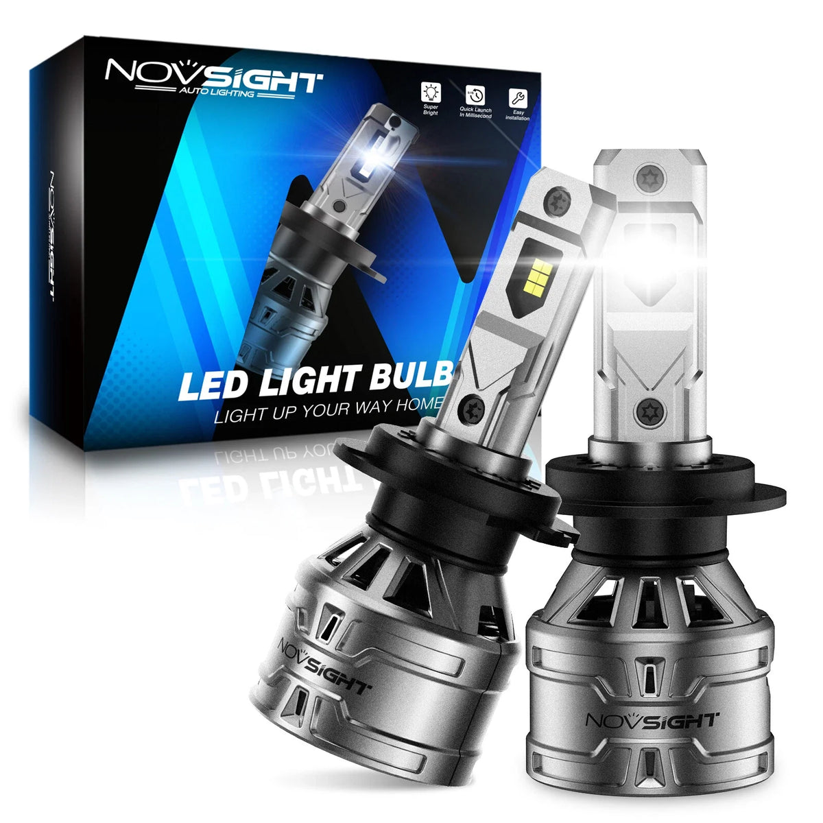 H7 9006 LED Headlight Bulbs Kit for