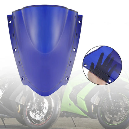 Blue Windshield Shield for Kawasaki Ninja ZX-10R (2021–2024)
