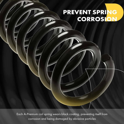 Pair of Front Side Coil Springs for 2012-2015 Nissan Versa