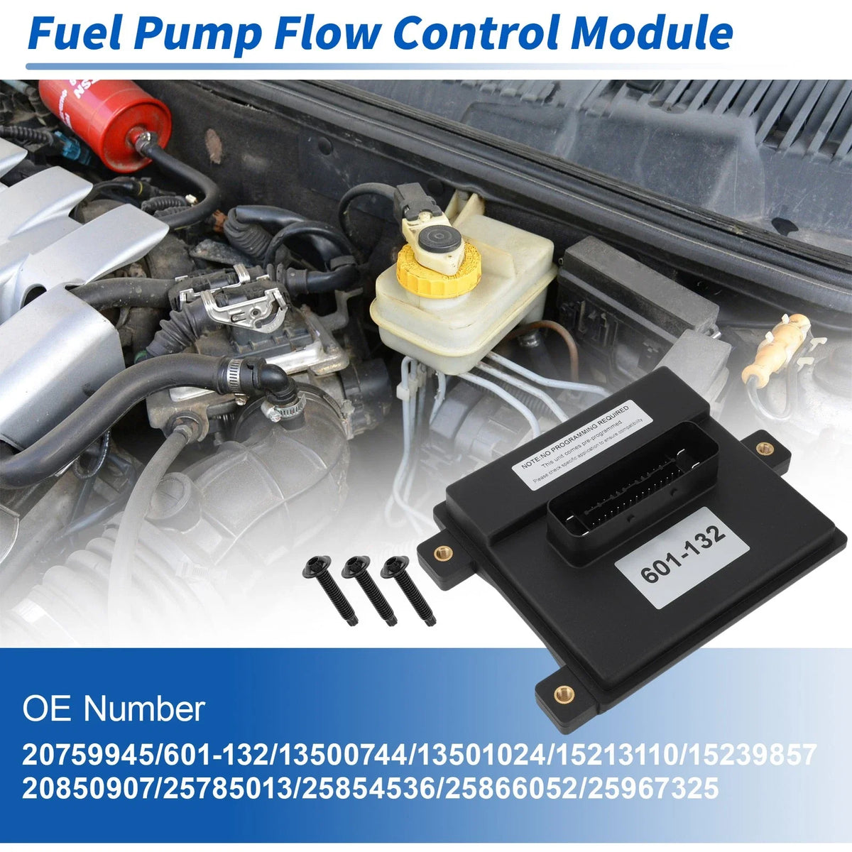 Fuel Pump Driver Module for Chevy Silverado Avalanche Suburban Tahoe (2007–2014)