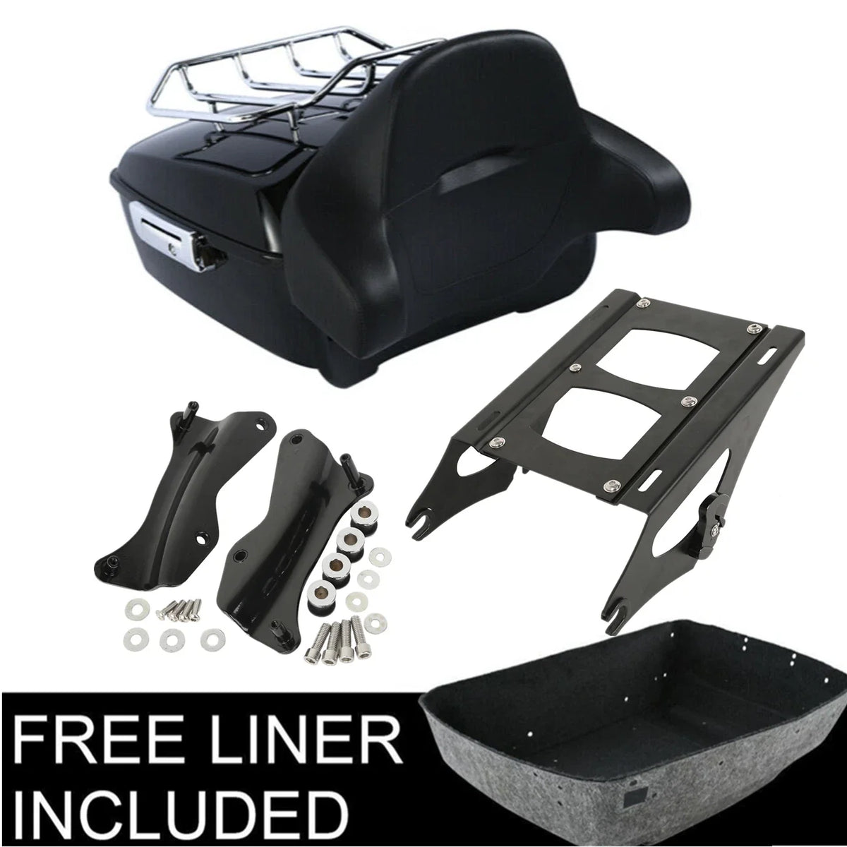 Trunk Rack with Docking Kit for Harley Touring 2014–Present