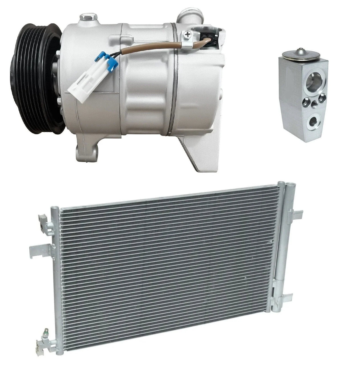AC Compressor Kit With Condenser for Buick Allure 3.0L (2010–2010)