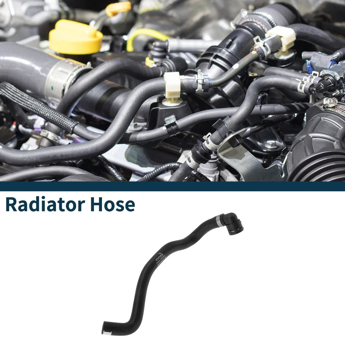Radiator Hose for Volkswagen Passat (1998–2005) No. 8D0819371BB
