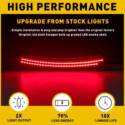 Smoked Lens LED Side Marker Light Set for Chrysler 200 (2015-2017)