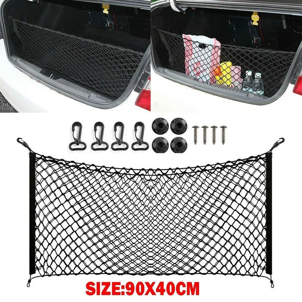 Cargo Net for Car Exterior Accessories (Adjustable Trunk Storage)