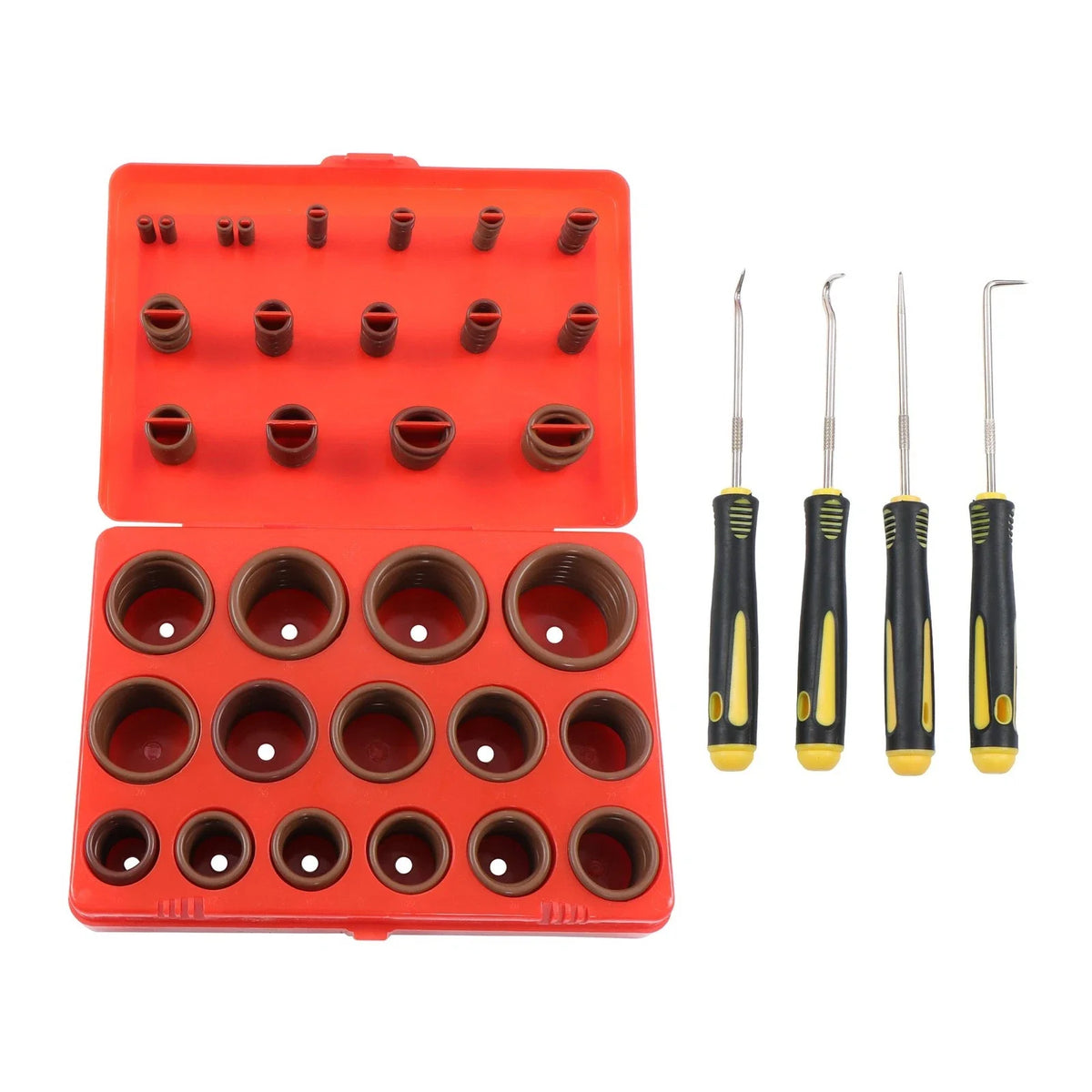 30 Sizes O Ring Assortment Kit (382 PCS) - Fluorocarbon Brown