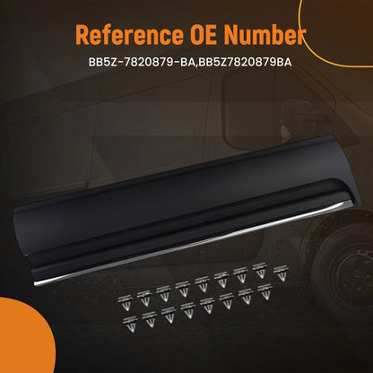 ABS Plastic Front Left Lower Door Molding for Ford Explorer 2011-2015