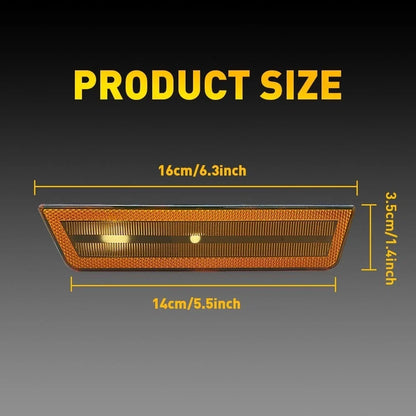 2X Side Marker for Dodge Challenger (2008–2014) Front Left Right Amber
