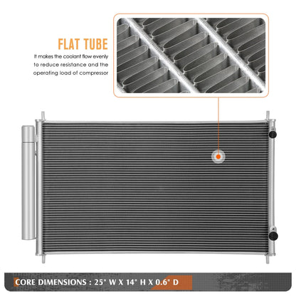 Replacement A/C Condenser for Toyota Prius C (2012-2019) Aluminum