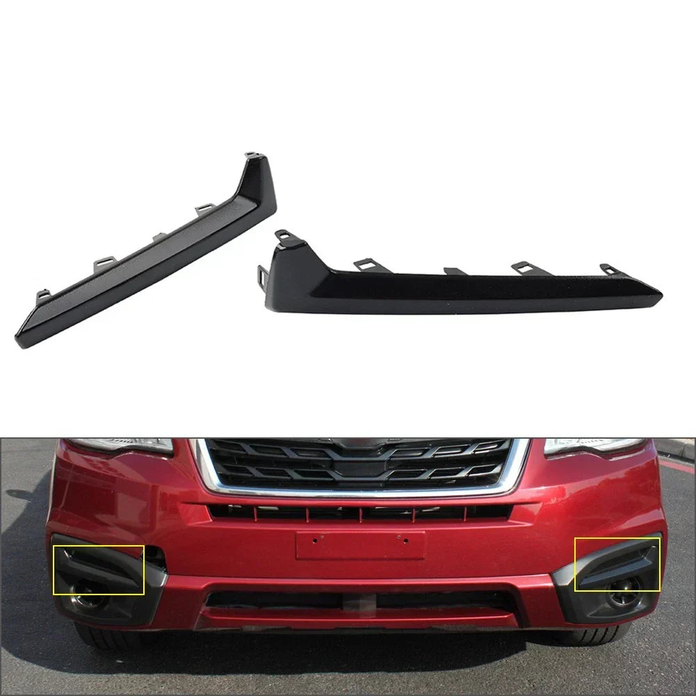 Fog Light Trim Molding in Glossy Black for 2017-2018 Subaru Forester