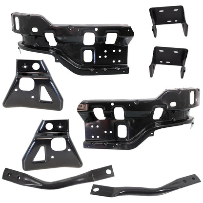 Set of 8 Bumper Face Bar Brackets for