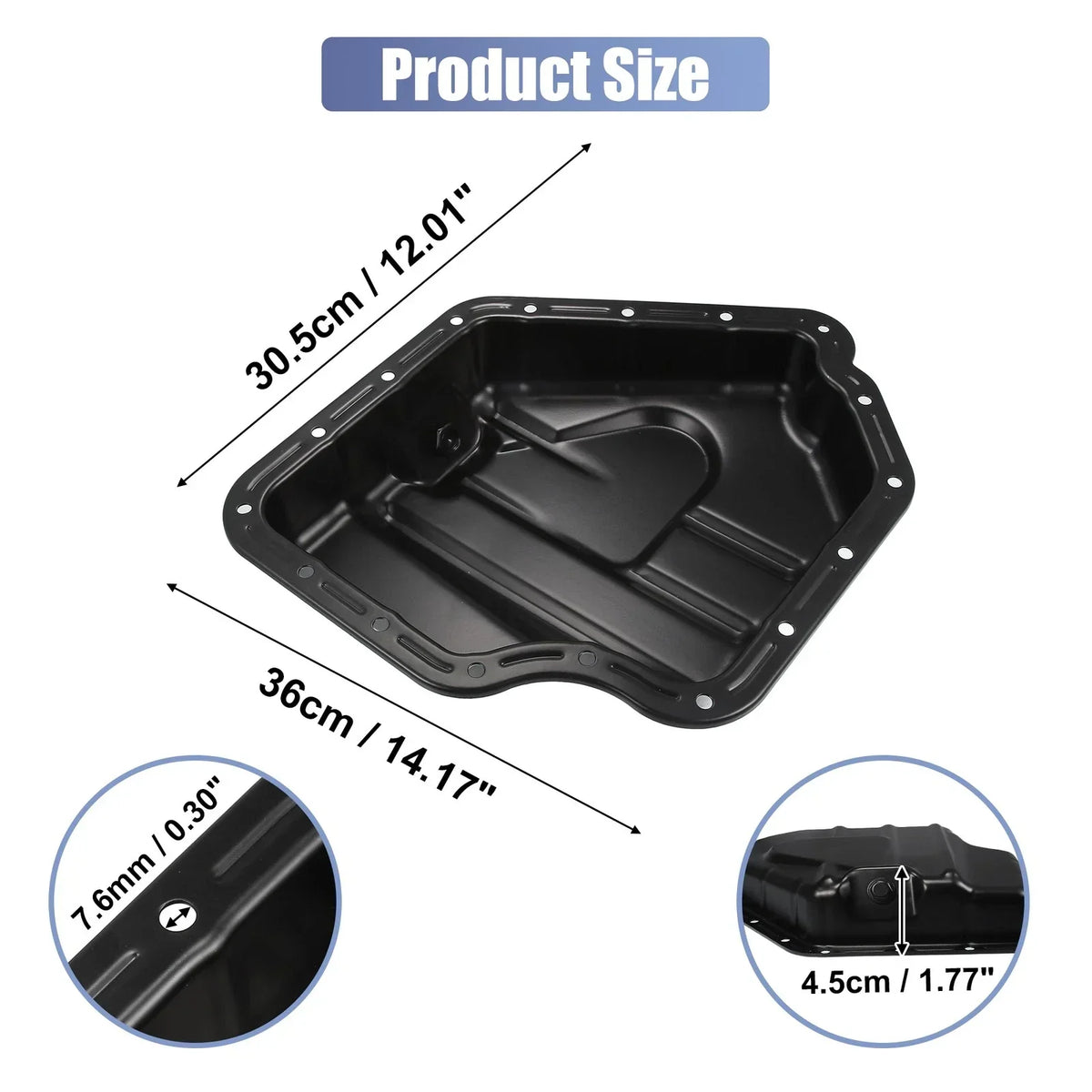 Oil Pan for Engine Transmission - Chrysler 200, Dodge Ram C/V 2011-2014