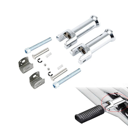 Passenger Footpeg Support Mount for Chrome Harley Softail (2018-2023)