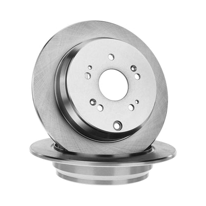 Rear Brake Pads & Drilled Disc Rotors for Honda CR-V 2005-2016