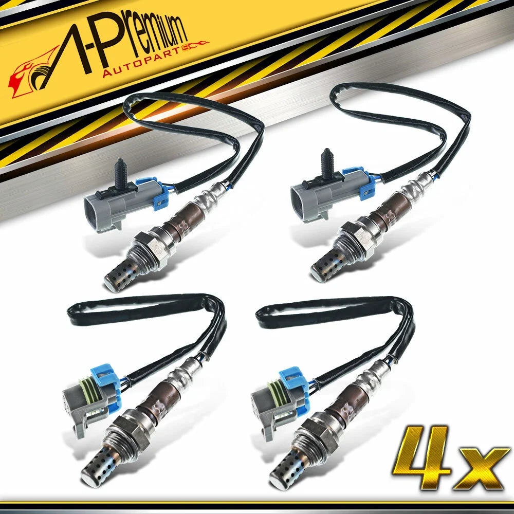 Set of 4 Oxygen Sensors for Buick GMC Saturn Outlook (2007–2010)