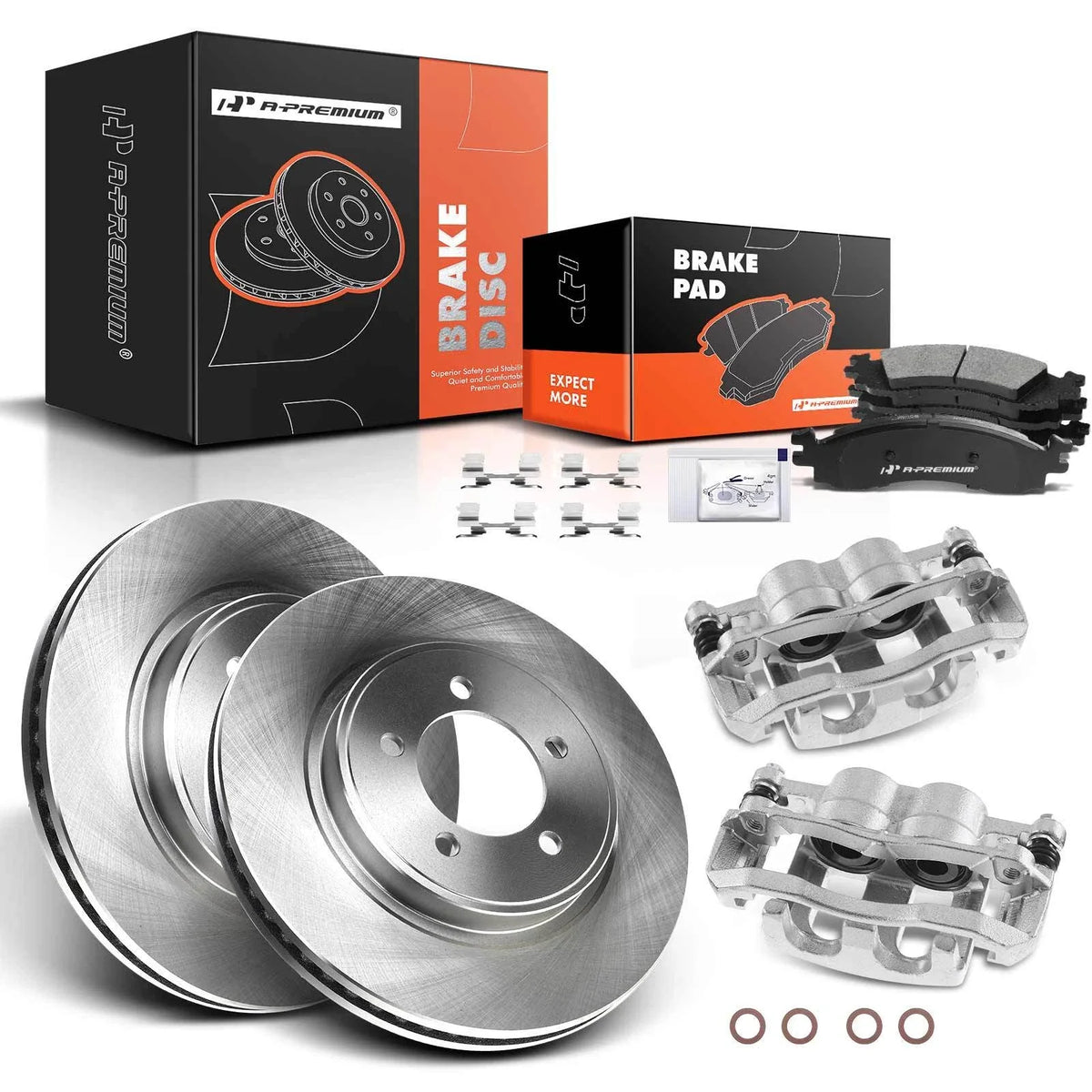 Front Brake Rotors & Pads Set for Ford Explorer (2006–2010)
