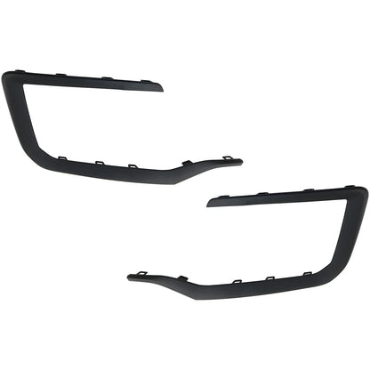 Bumper Trims for GMC Terrain (2016–2017) Front Driver & Passenger Side Textured