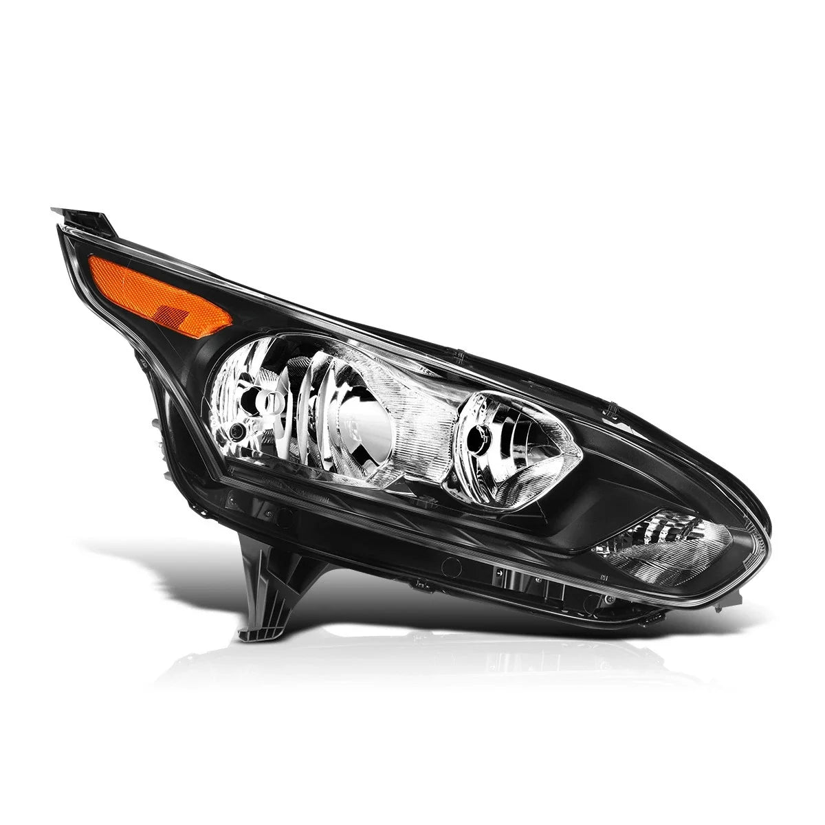 Right Side Headlight for Ford Transit Connect (2014–2018) Black Housing