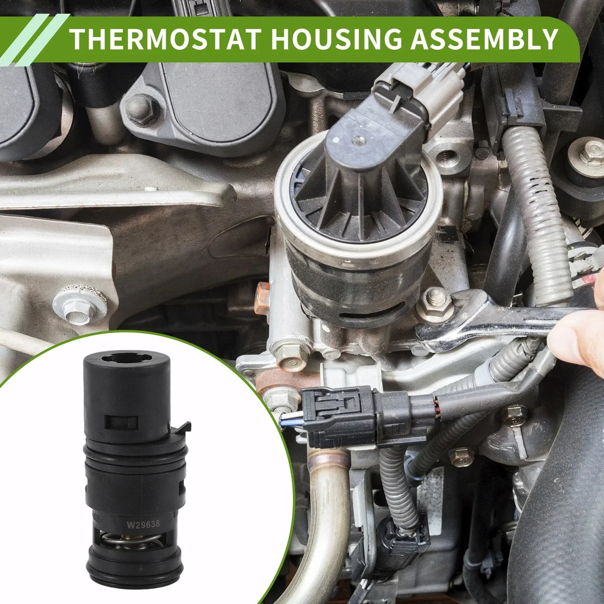 3.0L Engine Coolant Thermostat Housing for BMW X3 E83 (2007-2010)