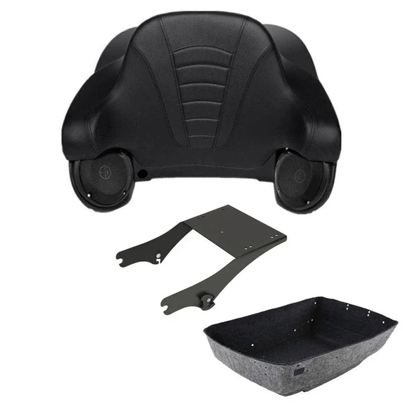 Backrest Pad with Speakers for Harley Electra Road Glide 1997-2008